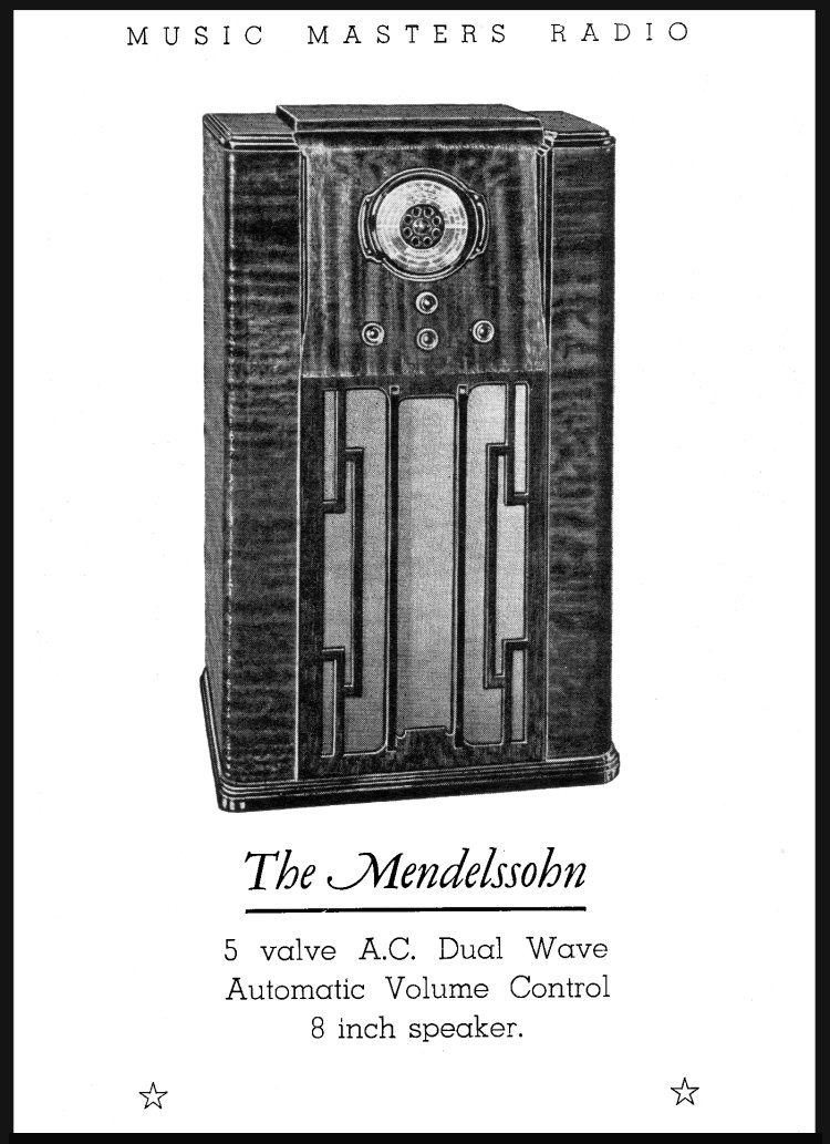 Music Masters catalogue - Mendelssohn