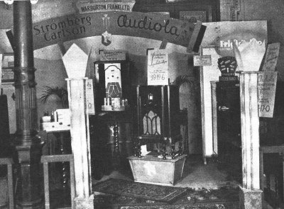 The Warburton Franki stand at the 1933 Radio Exhibition